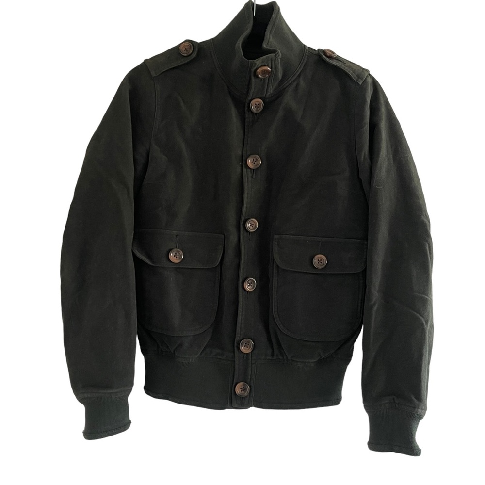 A.P.C Forest Green Bomber Jacket Size XS